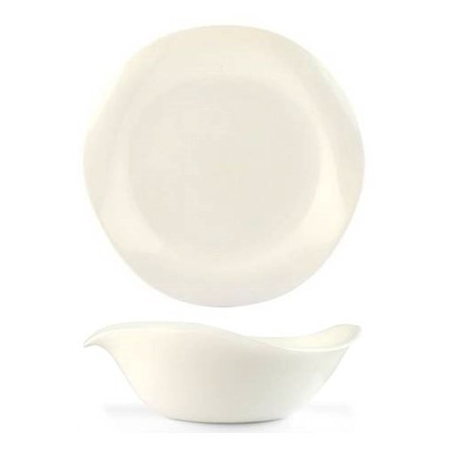 PLATO HONDO LUMINARC VOLARE MARFIL 23CMS